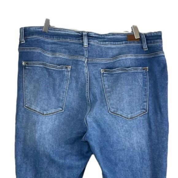 Judy Blue Women’s Plus Jeans Slim Fit High Rise Ankle Medium Wash Size 22W - Picture 4 of 6